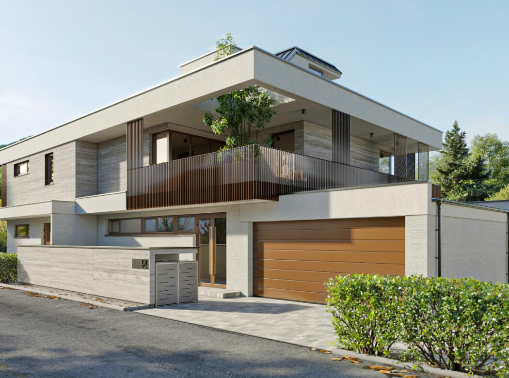 Neubau „Villa Spectre“ in Salzburg, Villenhälfte